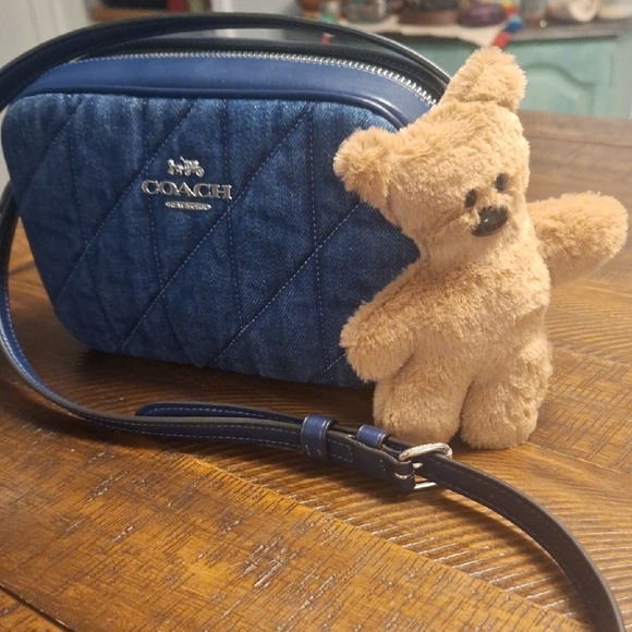 Tan Teddy Bear Bag Charm - Picture 2 of 6